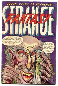 STRANGE FANTASY #9-1953-AJAX-DITKO-PRE-CODE HORROR-SPICY-SKELETON