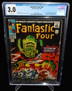 Fantastic Four #49 (CGC 3.0) 1st Full Appearance of Galactus - 1966