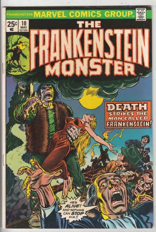 Frankenstein, the Monster of #10 (May-74) NM- High-Grade Frankenstein
