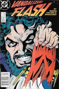 Flash (2nd Series) #14 (Newsstand) FN ; DC | Mike Baron Vandal Savage