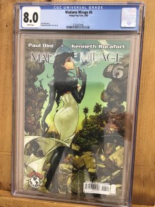 Madame Mirage #6 (2008) CGC 8.0, White Pages
