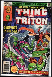 Marvel Two-in-One #65 (1980) Triton [Key Issue]