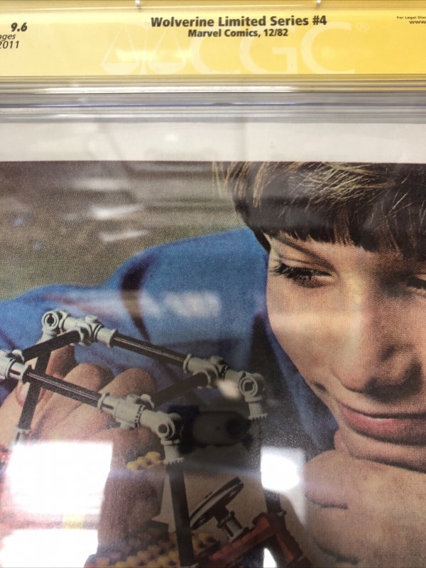 Wolverine Limited Series (1982) # 4 (CGC 9.6 SS) Signed Chris Claremont • Marvel