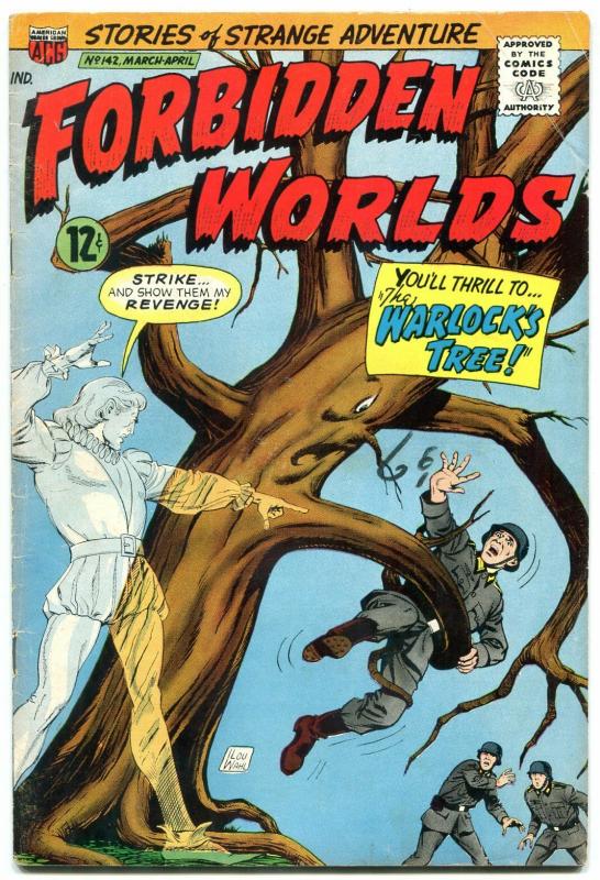 Forbidden Worlds #142 1967- Warlock's Tree- Silver Age VG/F
