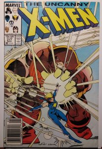 The Uncanny X-Men #217 Newsstand Edition (1987)