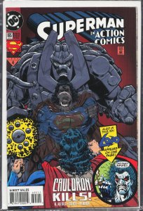Action Comics #695 Embossed Cover (1994) Superman