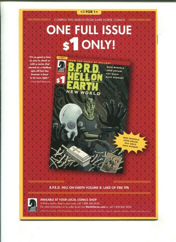 ITTY BITTY HELLBOY #1 - DARK HORSE (9.2) 2014