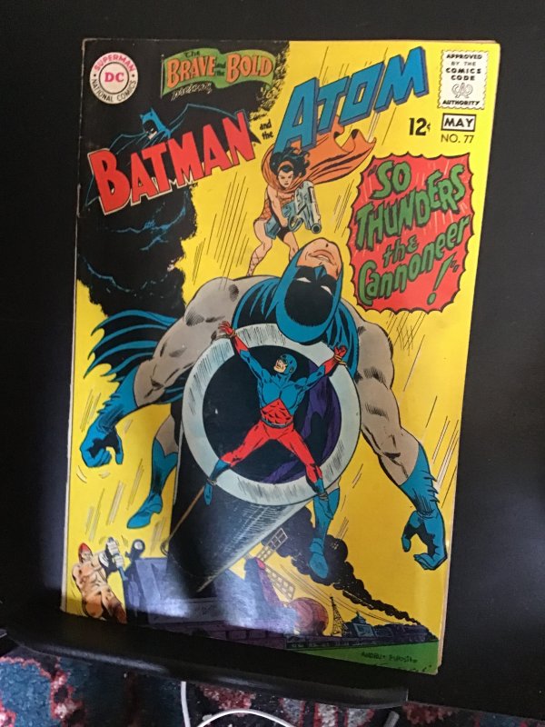 The Brave and the Bold #77 (1968) mid high grade Batman and The Atom! FN/VF Wow!