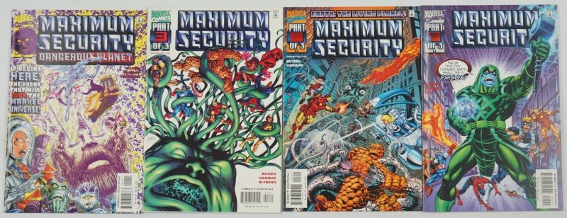 Maximum Security #1-3 VF/NM complete series + dangerous planet - avengers set