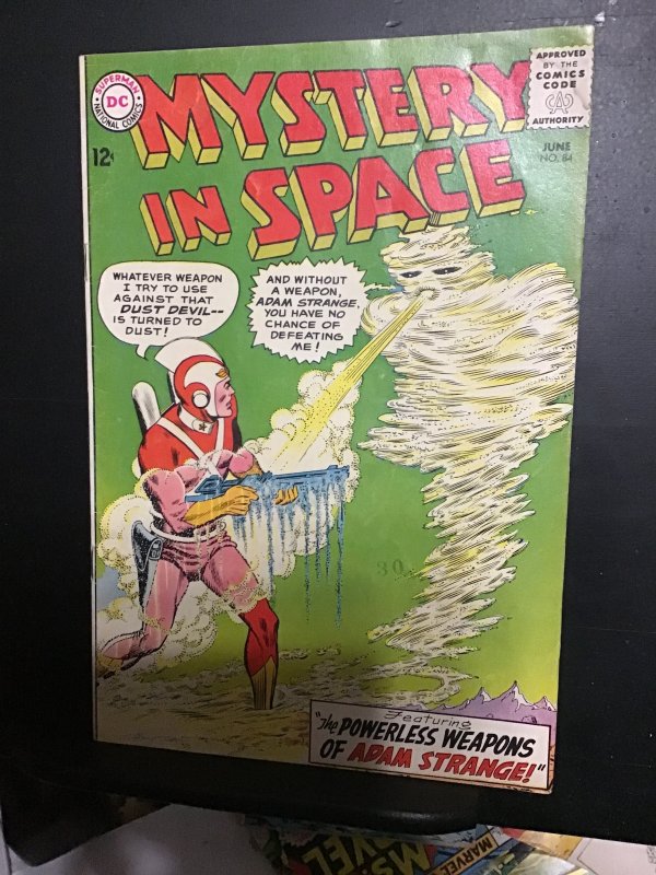 Mystery In Space #84  (1963) Adam Strange key! Mid grade VG/FN Wow!