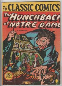 Classic Comics #18 (Oct-44) FN+ Mid-High-Grade Quasimodo, Esmeralda