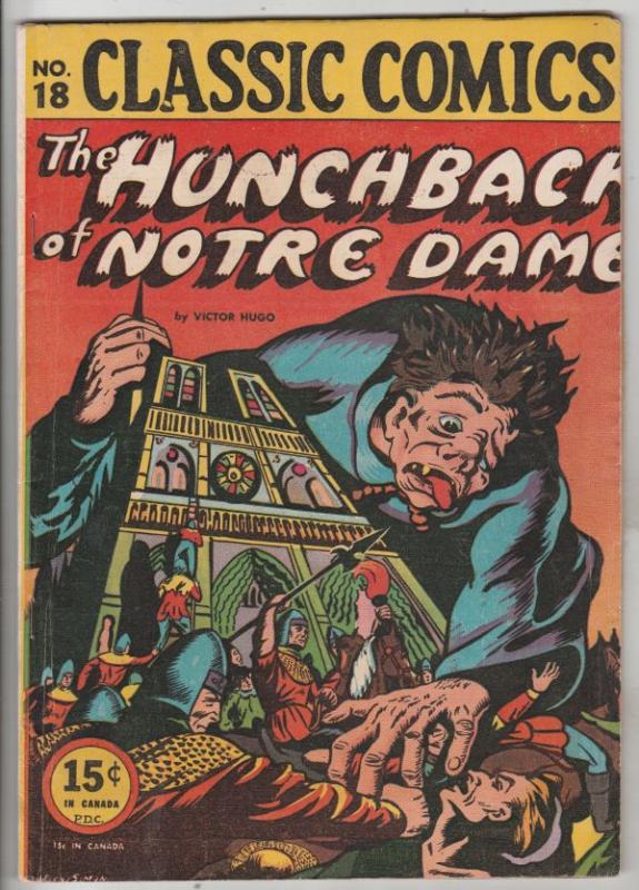 Classic Comics #18 (Oct-44) FN+ Mid-High-Grade Quasimodo, Esmeralda