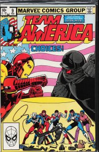Team America #9 (1983) Iron Man