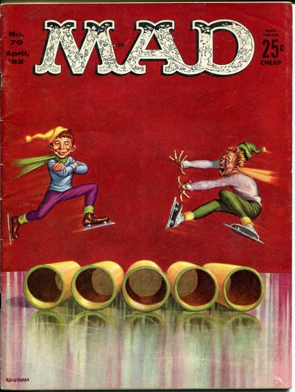 MAD MAGAZINE #70-1962--ALFRED E. NEUMAN--SPY VS. SPY-- FN