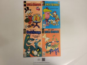 4 Uncle Scrooge Gold Key Whitman Comic Books #154 159 165 166 40 TJ31