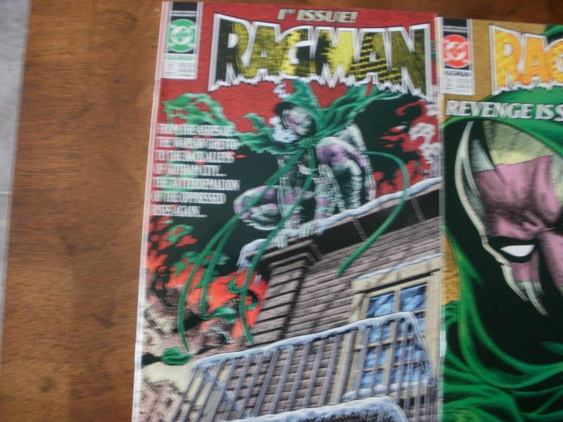 3 DC Comic Book: RAGMAN #1 #2 #3 (1st Issue & Origin)