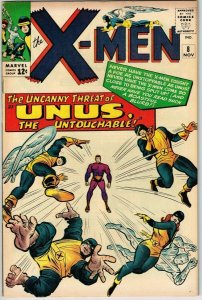 Uncanny X-Men #8 (1963) - 8.0 VF *1st Appearance Unus the Untouchable*