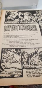 Nightmare #1 Skywald Comic Magazine Bill Everett, Don Heck & Syd Shores art