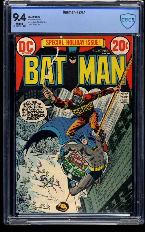 Batman #247 CBCS NM 9.4 White Pages