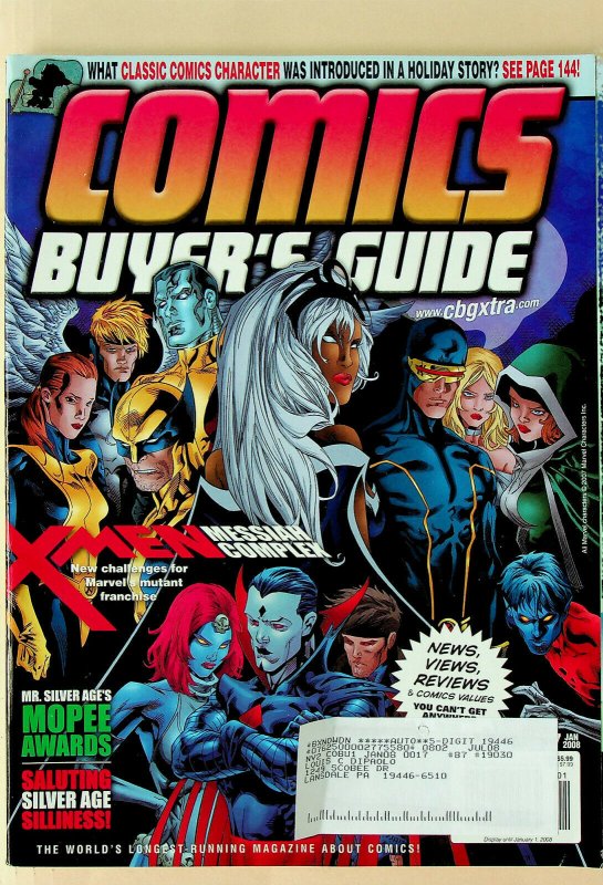 Comic Buyer's Guide #1637 Jan 2008 - Krause Publications 