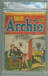 Archie Comics #29 (1947) PGX 2.0