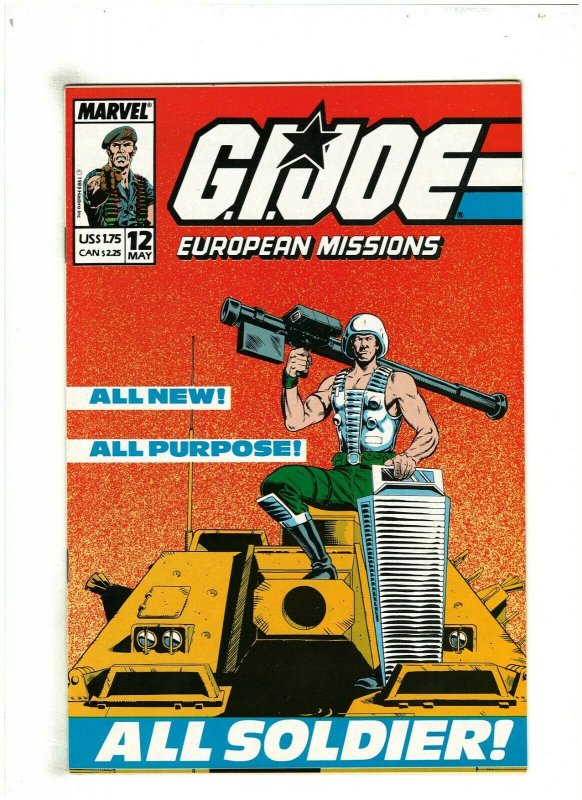 G.I. Joe European Missions #12 VF/NM 9.0 Marvel Comics 1989  