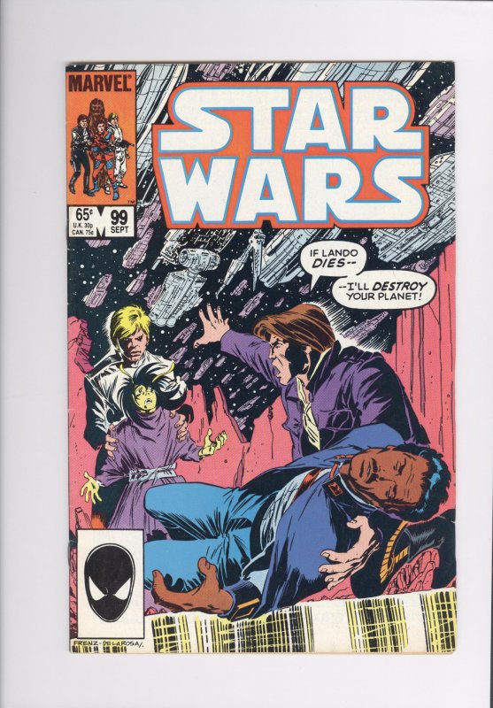 Star Wars # 99  VF/NM  Very Fine / Near Mint  (1985)   High Grade Copper Age