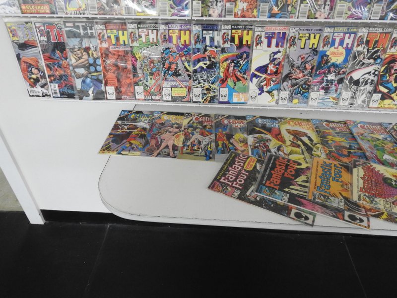 Huge Lot 140+ Comics W/ Thor, Fantastic Four, Machine Man+ Avg VF- Condition!