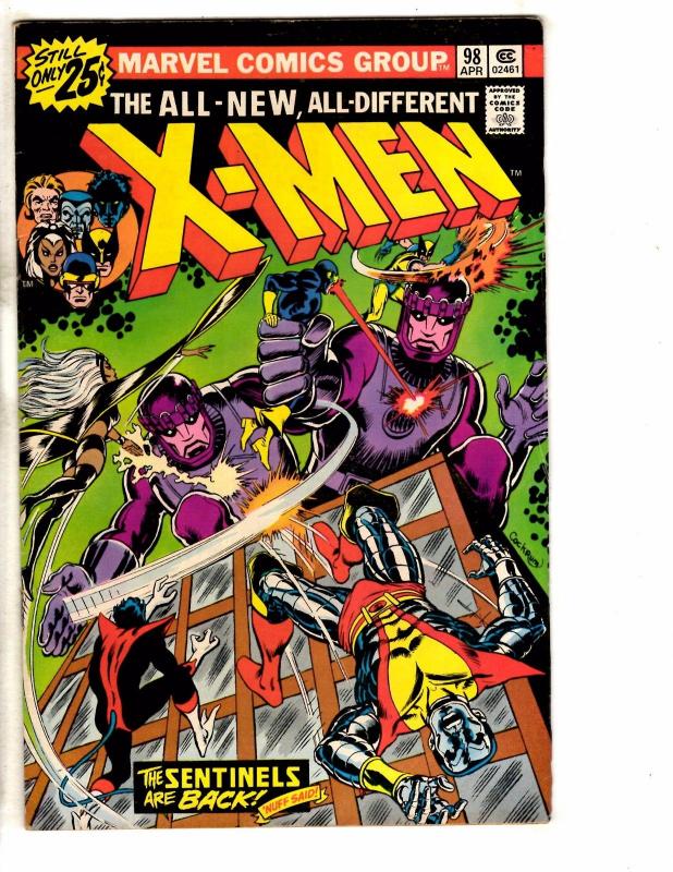 (Uncanny) X-Men # 98 VF Marvel Comic Book Wolverine Storm Colossus Cyclops RP1