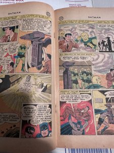 Batman #136 (1960)challenge of the joker-light staining on back
