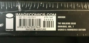 WALKING DEAD OMNIBUS VOLUME 7 HARDCOVER SEALED SIGNED AND NUMBERED EDITION #680