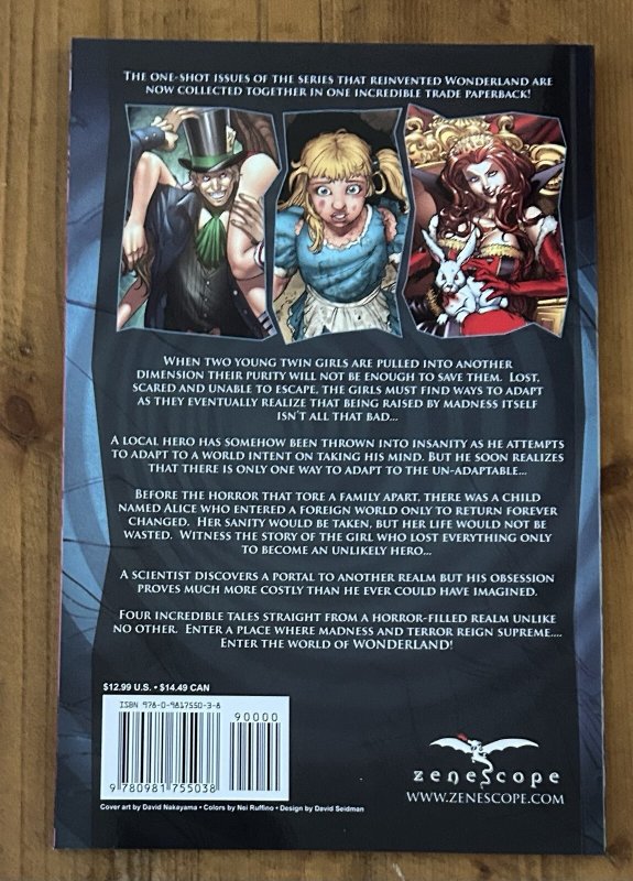 Tales From Wonderland Volume 1 Zenescope TPB SC Brand New