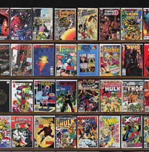 Huge Lot 150+ Comics with Captain America, The Incredible Hulk, X-Men & More!