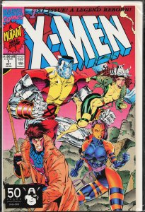 X-Men #1 Colossus and Gambit Cover (1991) X-Men [Key Issue]