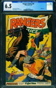 Rangers Comics #38 CGC 6.5 1947- hanging cover - Fiction House 0357306017