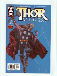 Thor Vikings 1 - 5 Complete Set Marvel MAX Comics 2003 Series NM+