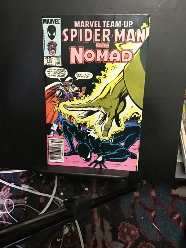 Marvel Team-Up #146 (1984) high-grade nomad and Spider-Man vs. Taskmaster! VF/NM