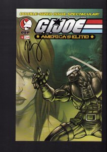 G.I. Joe Comic Book #6 - WRAP AROUND COVER SIGNED BY JOE CASEY! (8.5) 2005