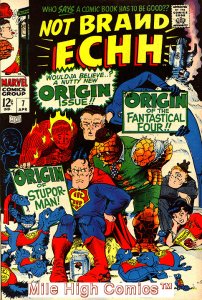 NOT BRAND ECHH! (1967 Series)  (MARVEL) #7 Very Fine Comics Book