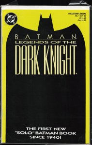 Legends of the Dark Knight #1 (1989) Batman