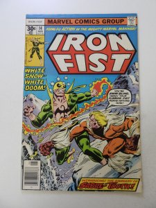 Iron Fist #14 (1977) 1st appearance of Sabretooth FN+ stains front/back cover