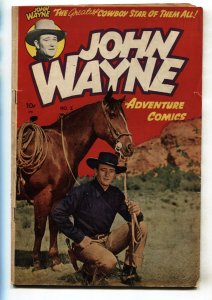 JOHN WAYNE ADVENTURE COMICS #2--FRAZETTA--1950--Golden-Age--comic book