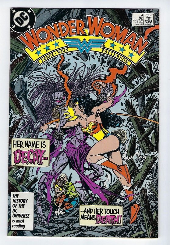 ?Wonder Woman #4 & 5 (1987) 1st Appearance of Decay and Bondage Cover High GRD