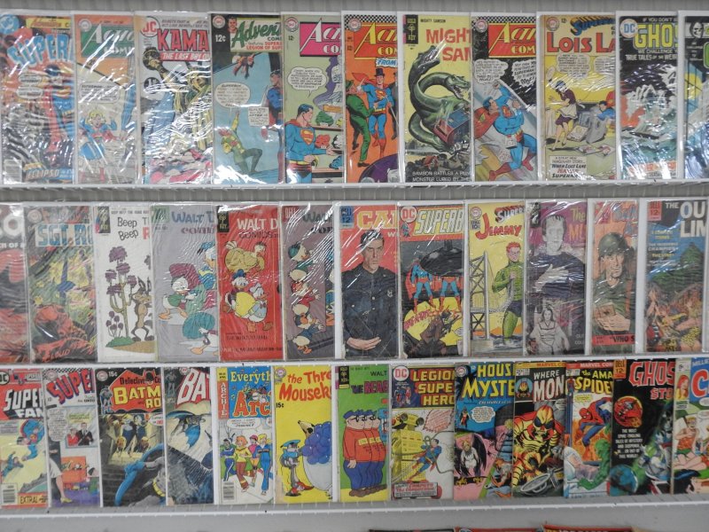 Huge Lot of Low Grade Comics W/ Batman, Strange Adventures, Superboy!