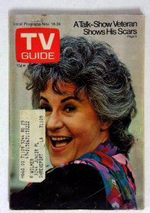 TV Guide 11/18/1972 Talk Show Veteran VG
