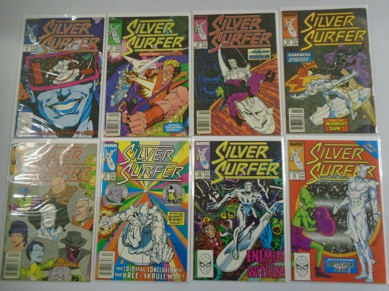 Silver Surfer Comic Lot (2nd Series) #1-49 (42 DIFF) - AVG 7.0 FN/VF  - 1987-91