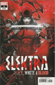 Elektra Black White & Blood # 2 Variant Cover NM Marvel 2022 [E7]