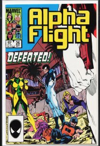 Alpha Flight #26 (1985) Alpha Flight