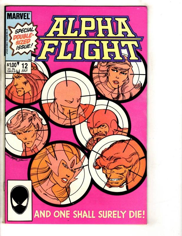 Lot Of 11 Alpha Flight Marvel Comic Books #10 11 12 13 14 15 16 17 18 19 20 CR34