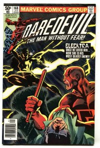 Daredevil #168 1980- 1st ELECKTRA- Frank Miller VF